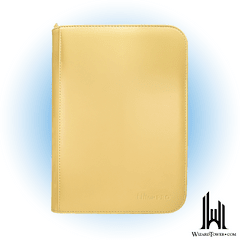 Ultra Pro Zip Binder Pro 4 Pocket - Vivid Yellow